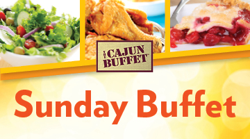 $8.99 Sunday Buffet